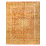 Brown Traditional Wool Rug - 8'4" x 10'4"