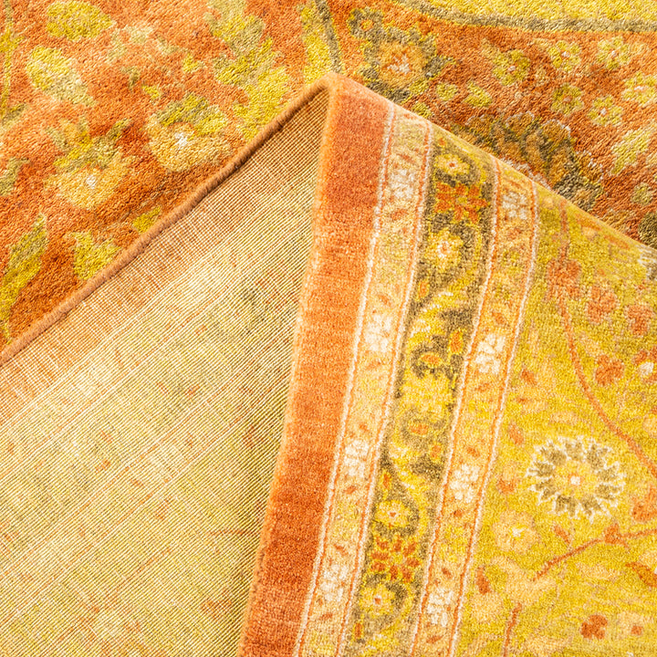 Brown Traditional Wool Rug - 8'4" x 10'4"