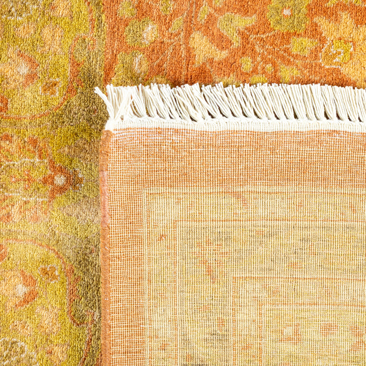 Brown Traditional Wool Rug - 8'4" x 10'4"