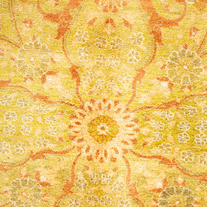 Brown Traditional Wool Rug - 8'4" x 10'4"