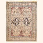 Ivory Traditional Wool Rug - 8'1" x 10'6"
