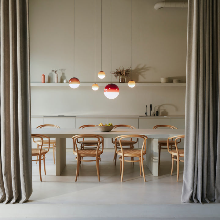 Dipping Light Pendant Small / Burgundy