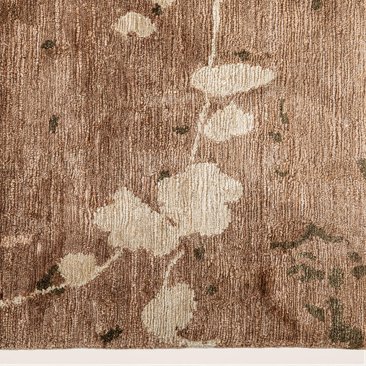 Aurora Contemporary Tibetan Silk Rug Blush / 6x9