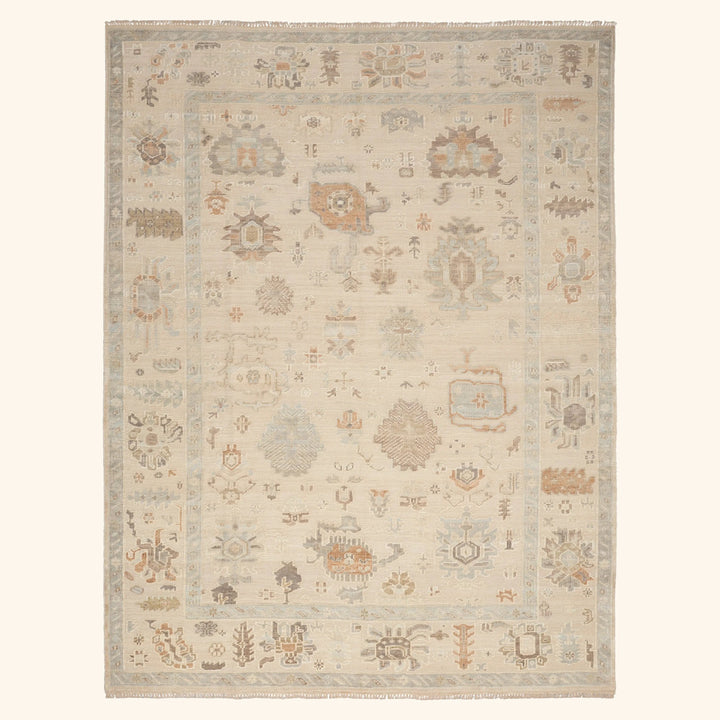 Beige Essentials Traditional Wool Rug