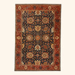 Blue Traditional Wool Rug - 6' x 9'
