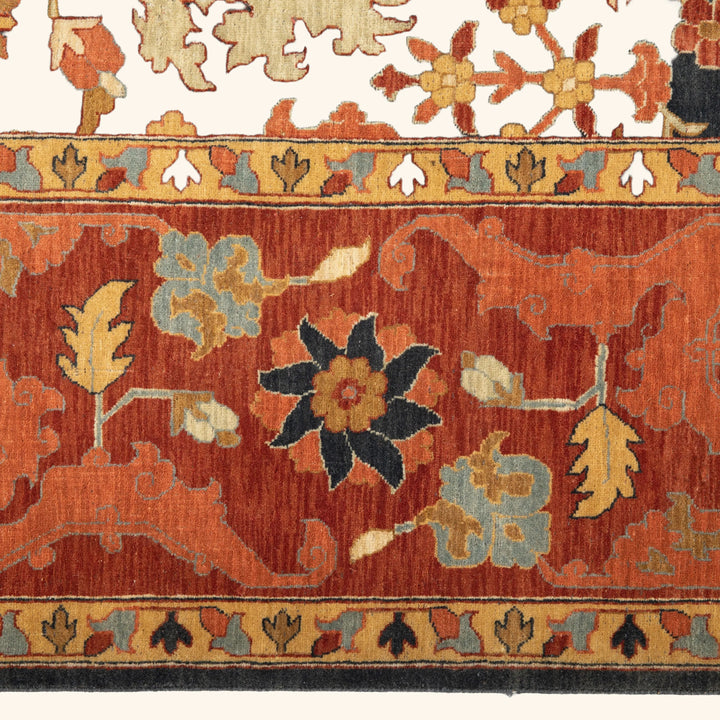 Blue Traditional Wool Rug - 8' x 10'