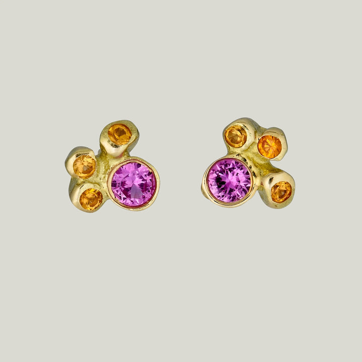 Sunset Studs Sapphire