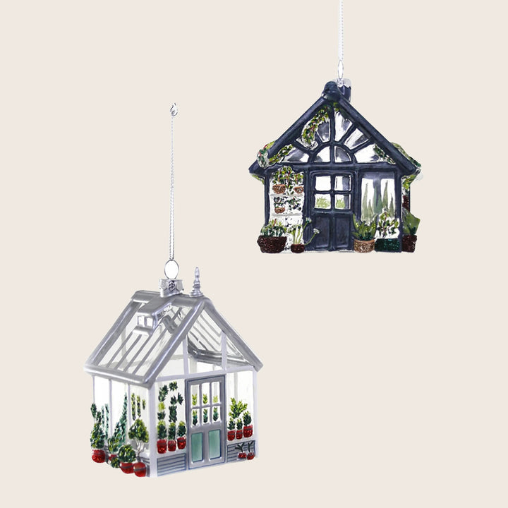 Reclaimed Greenhouse Ornament Green