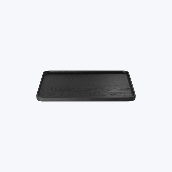 OKU Oak Rectangular Tray Black