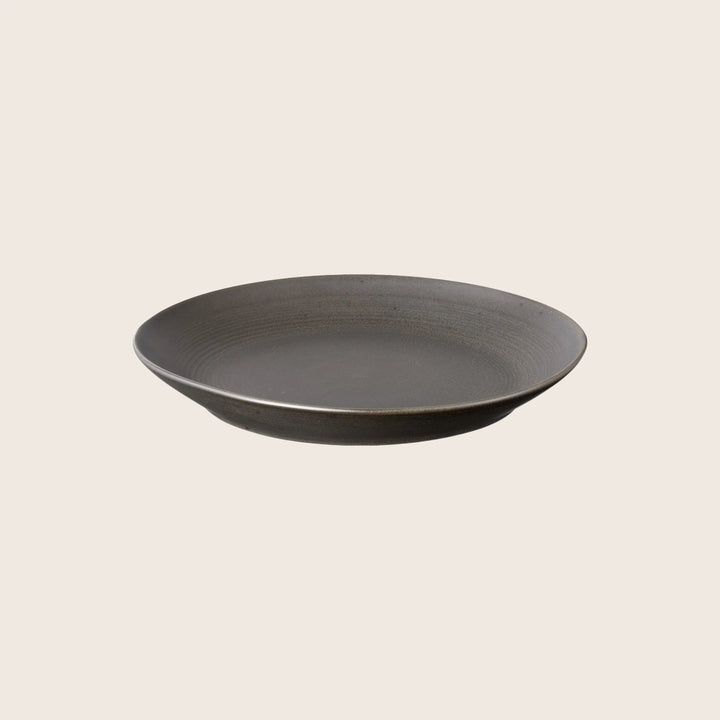 KUMI Stoneware Serving Plate Espresso