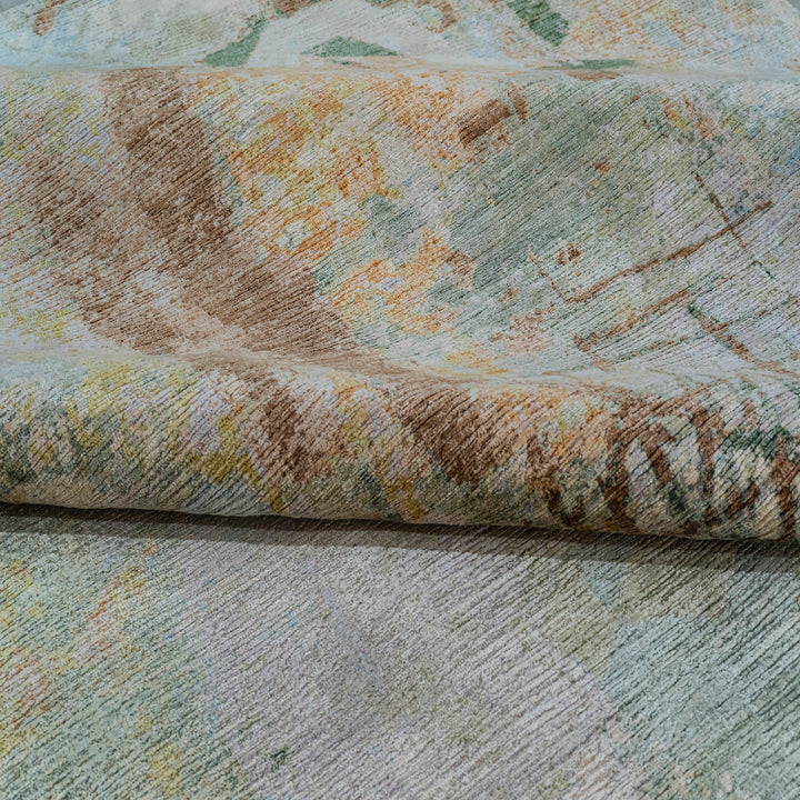 Sage Contemporary Wool Silk Blend Rug - 9' x 12'