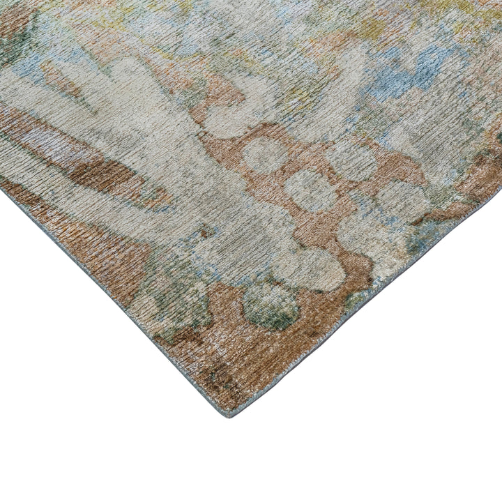 Sage Contemporary Wool Silk Blend Rug - 9' x 12'
