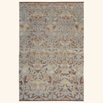 Gold Transitional Silk Rug - 6' x 9'