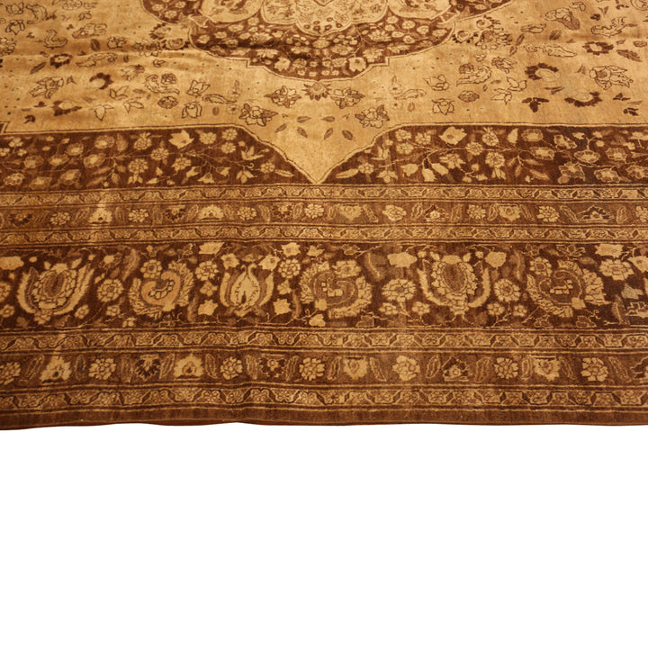 Antique Persian Tabriz Wool Rug - 12'9" x 17'3"