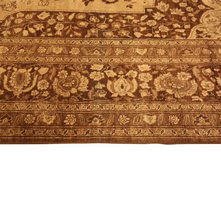 Antique Persian Tabriz Wool Rug - 12'9" x 17'3"