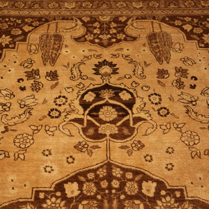 Antique Persian Tabriz Wool Rug - 12'9" x 17'3" - hover