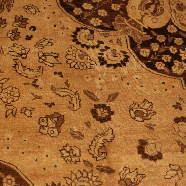Antique Persian Tabriz Wool Rug - 12'9" x 17'3"
