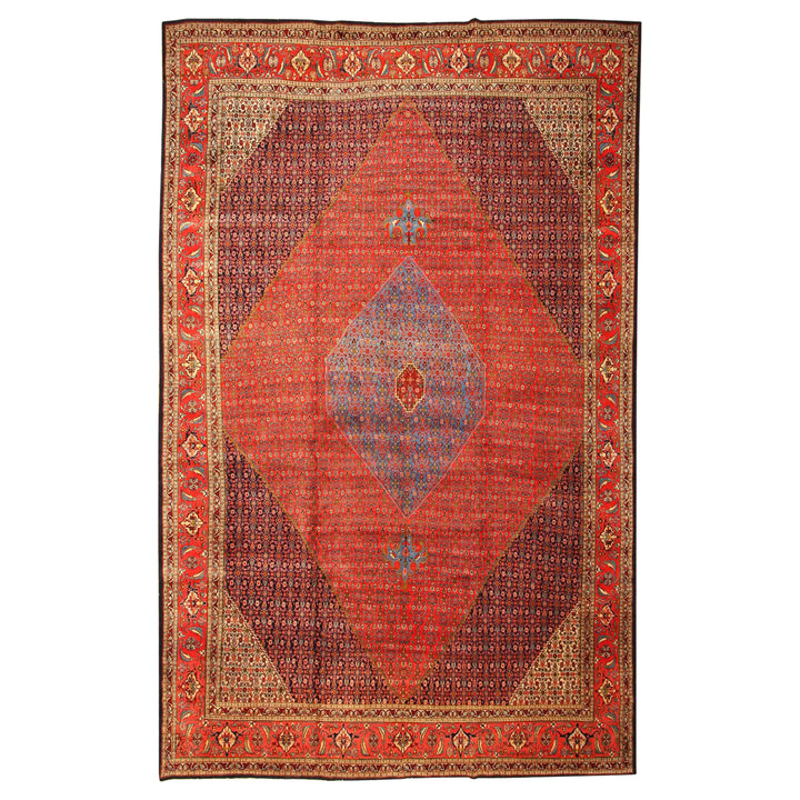 Persian Bidjar Wool Rug - 12'10" x 20'6"