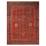 Antique Persian Sultanabad Wool Rug - 10'7" x 14'