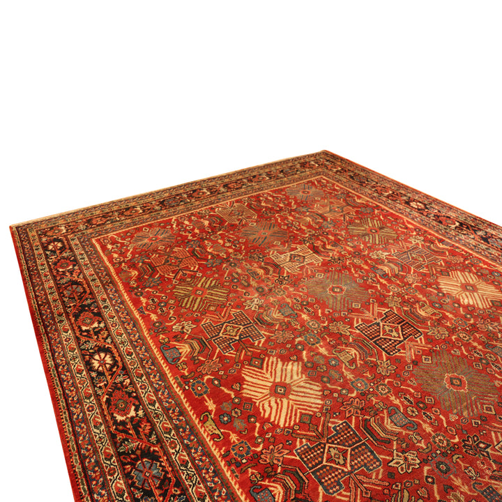 Antique Persian Sultanabad Wool Rug - 10'7" x 14'