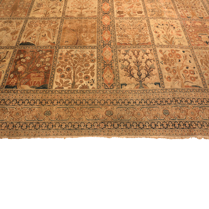 Antique Persian Tabriz Wool Rug - 12' x 19'7"