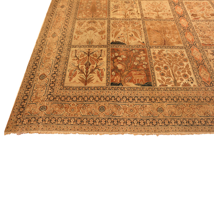 Antique Persian Tabriz Wool Rug - 12' x 19'7"