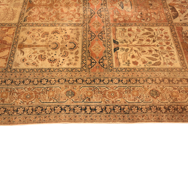 Antique Persian Tabriz Wool Rug - 12' x 19'7"