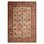 Antique Persian Tabriz Wool Rug - 11'1" x 16'