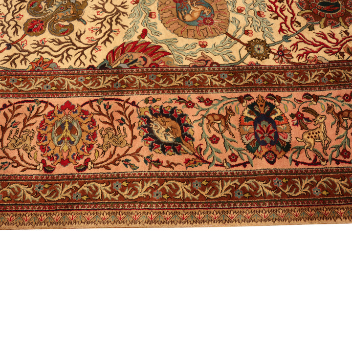 Antique Persian Tabriz Wool Rug - 11'1" x 16'