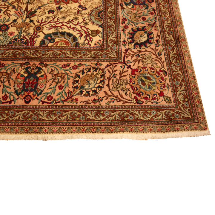 Antique Persian Tabriz Wool Rug - 11'1" x 16'