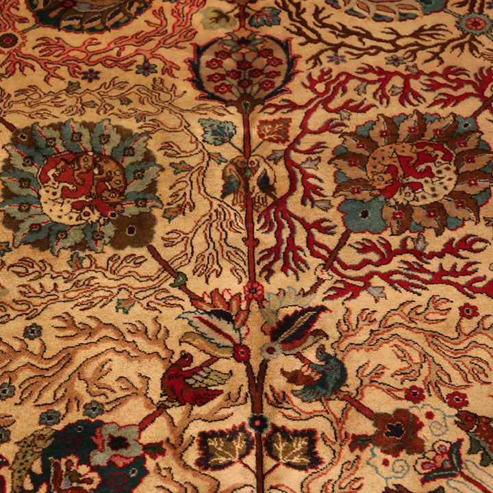 Antique Persian Tabriz Wool Rug - 11'1" x 16'