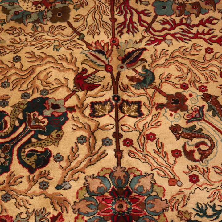 Antique Persian Tabriz Wool Rug - 11'1" x 16'