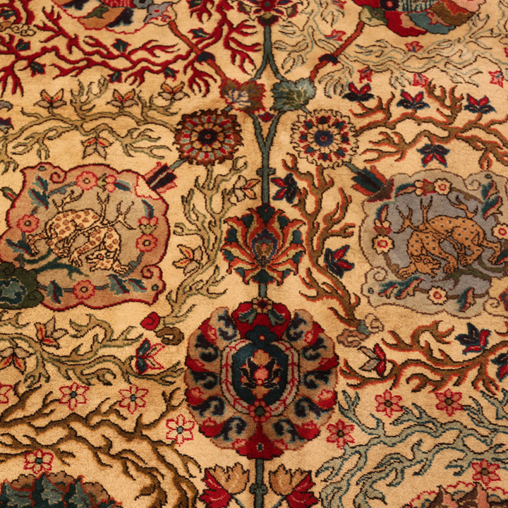 Antique Persian Tabriz Wool Rug - 11'1" x 16'