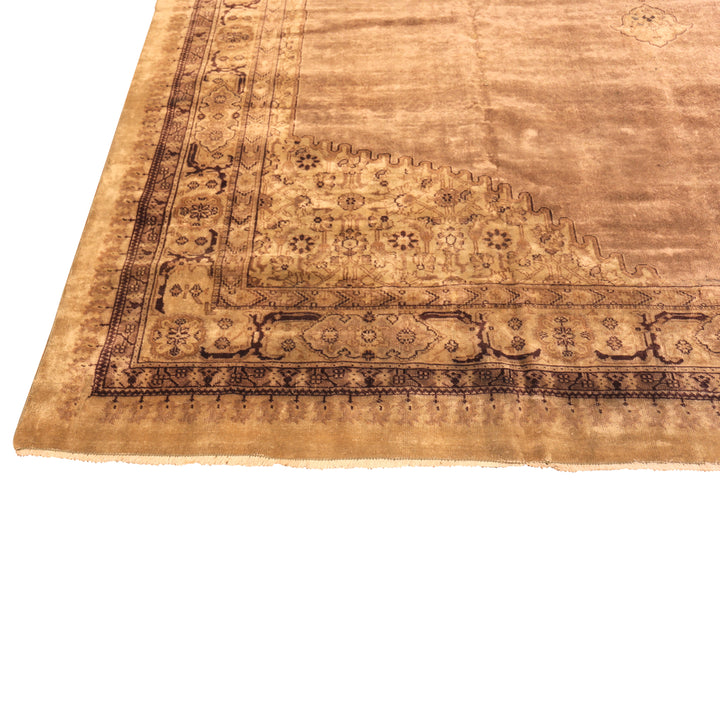Antique Indian Agra Wool Rug - 11' x 15'