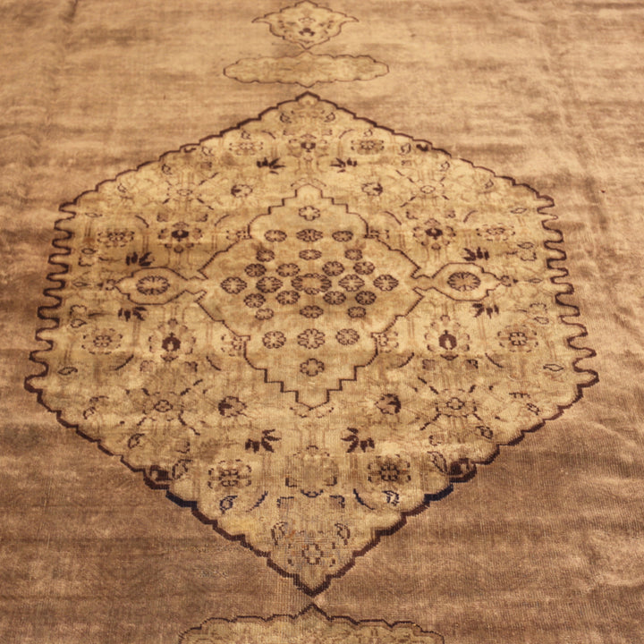 Antique Indian Agra Wool Rug - 11' x 15'
