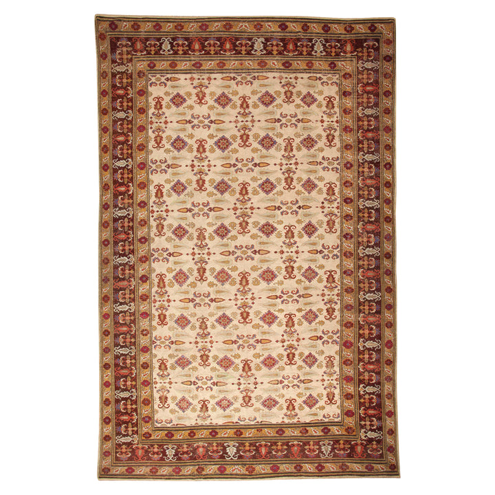 Antique Indian Agra Wool Rug - 14'8" x 21'4"