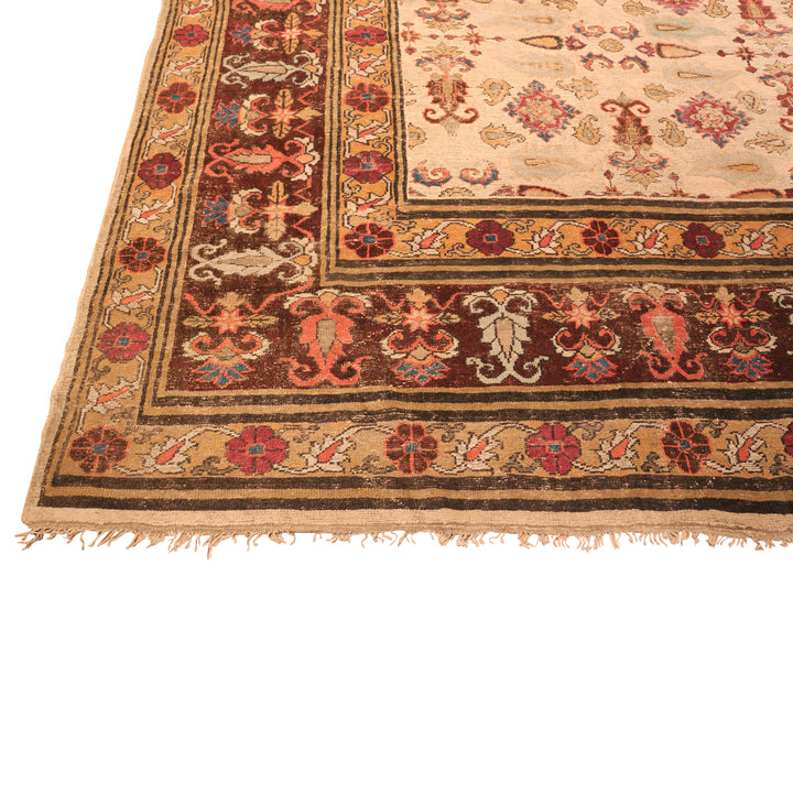 Antique Indian Agra Wool Rug - 14'8" x 21'4"