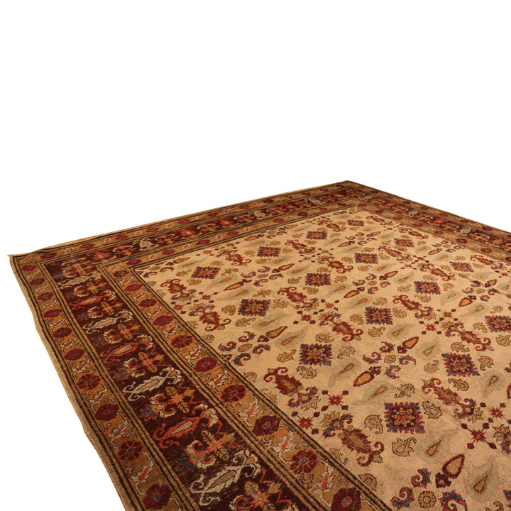 Antique Indian Agra Wool Rug - 14'8" x 21'4"