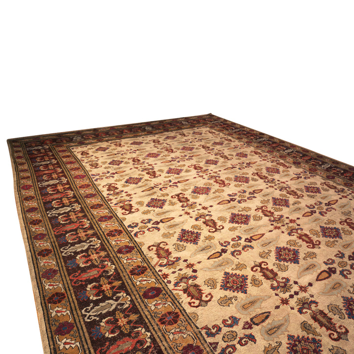 Antique Indian Agra Wool Rug - 14'8" x 21'4"