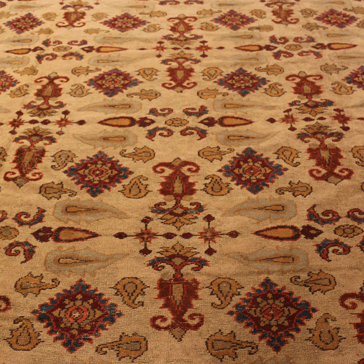 Antique Indian Agra Wool Rug - 14'8" x 21'4"