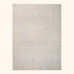Ivory Tibetan Contemporary Wool Rug - 8' x 10'