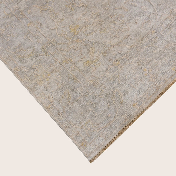 Grey Transitional Silk Rug