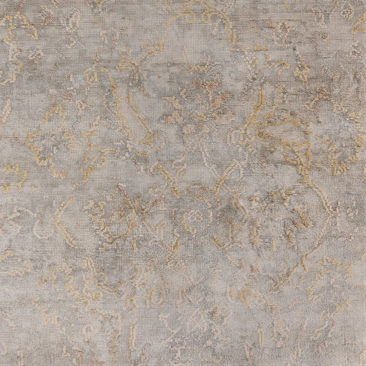 Grey Transitional Silk Rug