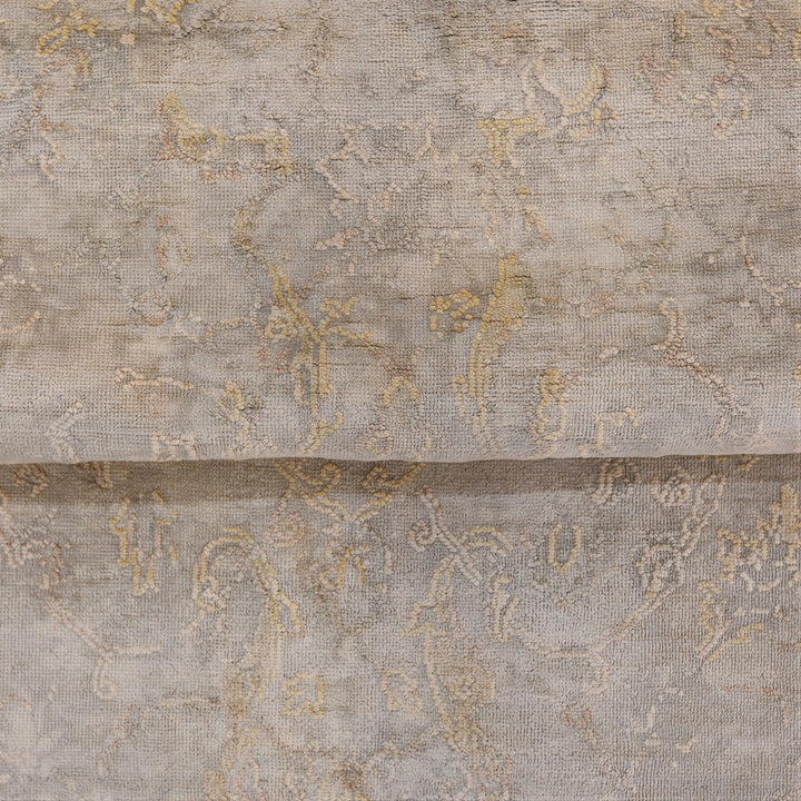 Grey Transitional Silk Rug