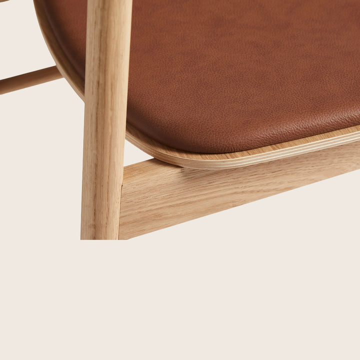 Soma Upholstered Dining Chair Natural