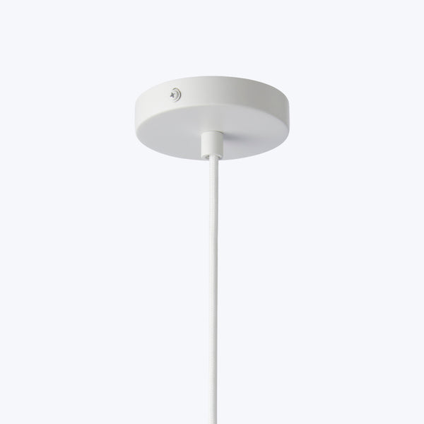 Stone Large Pendant White