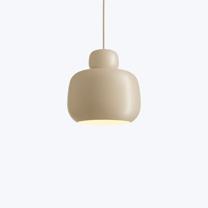 Stone Large Pendant Beige