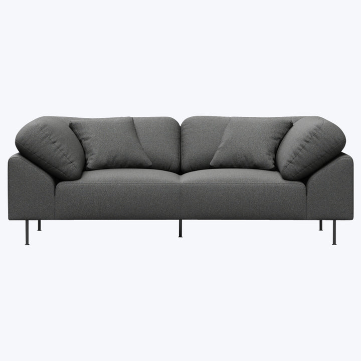 Collar 2 Seat Sofa Cyber Dark Grey