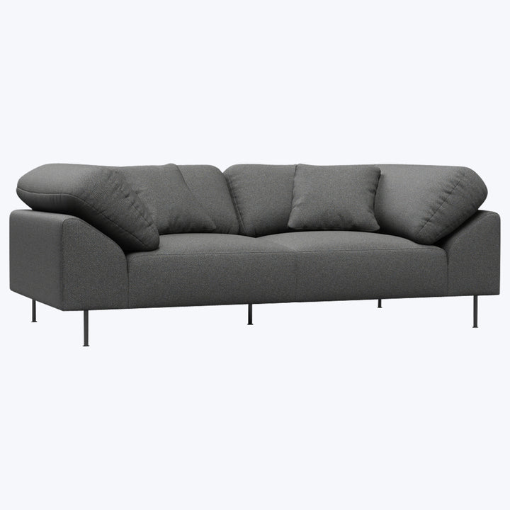 Collar 2 Seat Sofa Cyber Dark Grey