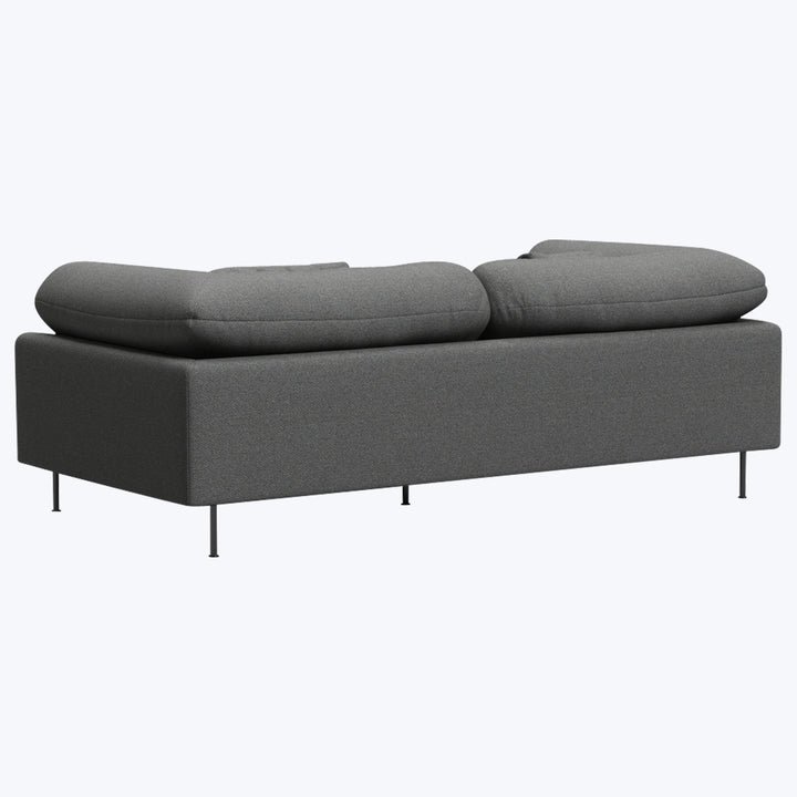 Collar 2 Seat Sofa Cyber Dark Grey